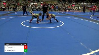 100 lbs Quarterfinal - Kellan Powers, Standfast vs Zion Silvestre, RTL Trained