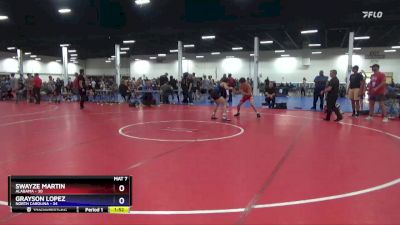 125 lbs Round 3 (6 Team) - Swayze Martin, Alabama vs Grayson Lopez, North Carolina