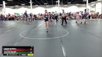 76 lbs Round 3 (4 Team) - Logan Russell, CTWHALE vs Paxton Miller, Quaker Nation Black