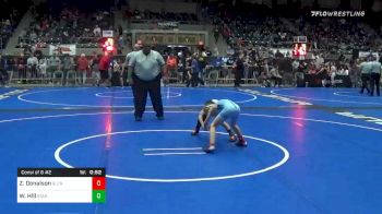 55 lbs Consolation - Zachary Donalson, Glenpool vs Waylan Hill, Standfast