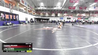 133 lbs Cons. Round 2 - Thomas Zielinski, Cornerstone vs Lane Scorpil, William Penn (Iowa)