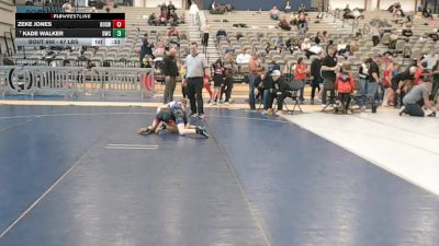 67 lbs Cons. Quarters - Zeke Jones, Brothers Of Steel Wrestling Club vs Kade Walker, Diamondville Wrestling Club