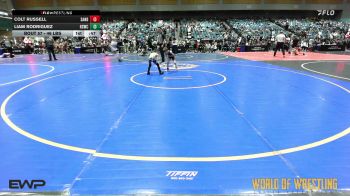 46 lbs Consi Of 8 #2 - Colt Russell, Sandpoint Legacy Wrestling Club vs Liam Rodriguez, Rising Sun Wrestling Club