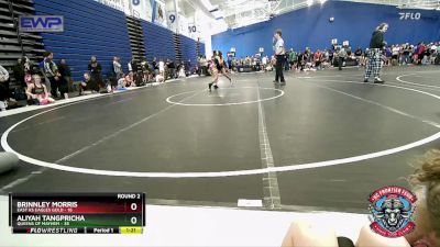 105 lbs Round 2 (4 Team) - Brinnley Morris, East KS Eagles Gold vs Aliyah Tangpricha, Queens Of Mayhem