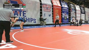 145 Class 2 lbs Cons. Round 1 - Kenzie Kline, Francis Howell Central vs Cecilia Del Real, Grain Valley