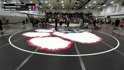 144 lbs Consolation - Christopher Diaz, Brook RTC vs Israel Tapia, Raider Wrestling Club
