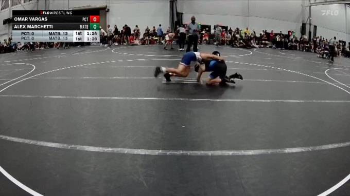 120 lbs Round 1 (4 Team) - Omar Vargas, Palm City Thundercats vs Alex ...