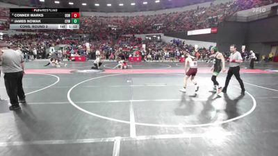 125 lbs Cons. Round 2 - Conner Marks, De Soto Wrestling vs James Nowak, Coleman Youth Wrestling