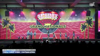 Triple Threat Cheer - Lightning Stars [2026 L1 Youth - D2 - Small - A Day 2] 2026 Spirit Sports Grand Nationals