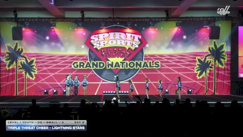 Triple Threat Cheer - Lightning Stars [2026 L1 Youth - D2 - Small - A Day 2] 2026 Spirit Sports Grand Nationals