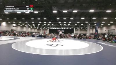 74 lbs Semis - Cameron Allen, Oconomowoc Wrestling Club vs Evan Thiele, MTC - MANTANONA TRAINING CENTER