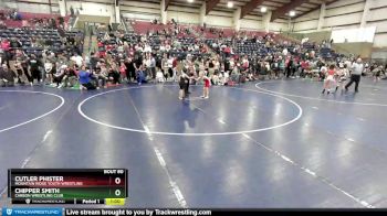 45 lbs Round 1 - Chipper Smith, Carbon Wrestling Club vs Cutler Phister, Mountain Ridge Youth Wrestling