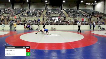 120 lbs Quarterfinal - Paxton Gilmer, The Storm Wrestling Center vs Joaquin Salas, Morris Fitness Wrestling Club