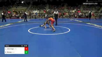 92 lbs Consolation - Justis Jesuroga, Sebolt Wrestling Academy vs Cash Mcvay, South Central Punishers