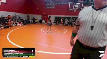 107 lbs Finals (2 Team) - Alessandra Toscano, Hired Guns Black vs Tylie Ramos, High Plains Marauders