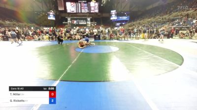 170 lbs Cons 16 #2 - Tyrel Miller, Ohio vs Gavin Ricketts, Kentucky