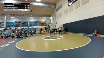 155B 1st Place Match - Jesalyn Blair, Thermopolis vs Willow Anderson, Tongue River