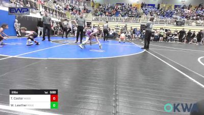 61 lbs Consi Of 8 #2 - Treble Castor, Woodward Youth Wrestling vs Wrett Lawther, Rough Riders