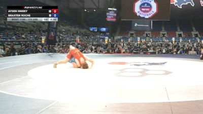 175 lbs Cons. Rd Of 64 - Ayden Hinsey, North Dakota vs Braxten Roche, Michigan
