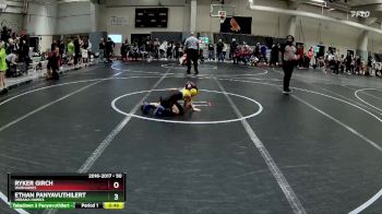 50 lbs Cons. Semi - Ethan Panyavuthilert, Urbana Hawks vs Ryker Girch, Warhawks