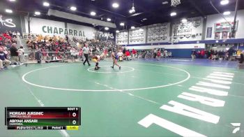 115 lbs Quarterfinal - Morgan Jursinic, Temecula Valley vs Abiyah Ansari, Chaparral