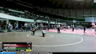 105 lbs Quarterfinal - Asher Anthony, Virginia Team Predator vs Zachary Fuller, Smithfield Youth Wrestling