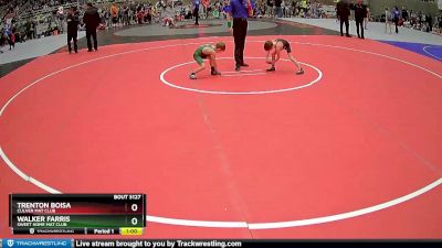 43 lbs Cons. Round 3 - Trenton Boisa, Culver Mat Club vs Walker Farris, Sweet Home Mat Club