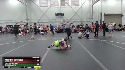 72 lbs Semis (4 Team) - Chase Warm, Headhunters vs Andrew Edwards, Revival