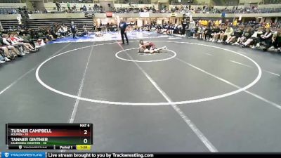 126 lbs Round 1 (4 Team) - Tanner Ginther, Caledonia-Houston vs Turner Campbell, Holmen