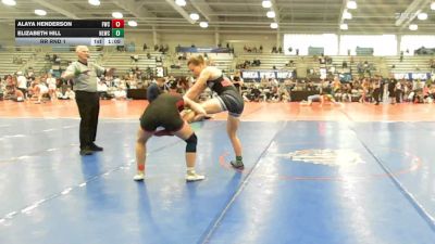 152 lbs Rr Rnd 1 - Alaya Henderson, Wrecking Crew Dream Crushers - HSG vs Elizabeth Hill, Next Level Wrestling Club - HSG