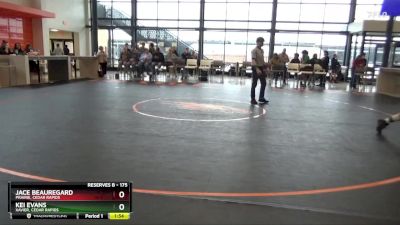 175 lbs Cons. Semi - Jace Beauregard, Prairie, Cedar Rapids vs Kei Evans, Xavier, Cedar Rapids