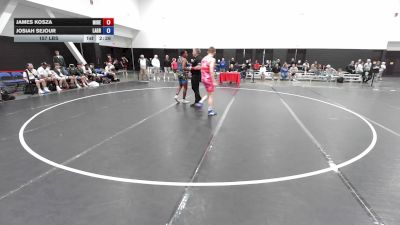 157 lbs James Kosza, Team Michigan - Red vs Josiah Sejour, Team Louisiana