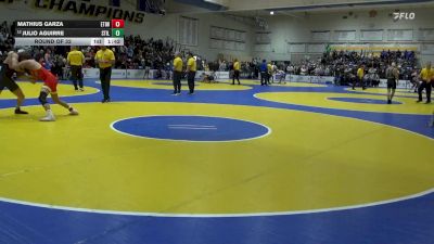 141 lbs Round Of 32 - Mathius Garza, Etiwanda vs Julio Aguirre, Stillwater (OK)