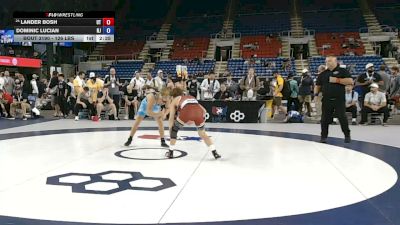 126 lbs Cons. Rd Of 16 - Lander Bosh, Utah vs Dominic Lucian, New Jersey