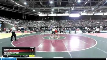 4A 138 lbs Champ. Round 1 - Cooper Scarrow, Jerome vs Tensei Thompson, Bishop Kelly