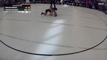 14 lbs Quarterfinal - Declan Dresch, Lakeview vs Walter Childers, Nebraska Elite Wrestling Club