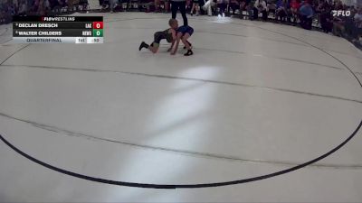 14 lbs Quarterfinal - Declan Dresch, Lakeview vs Walter Childers, Nebraska Elite Wrestling Club