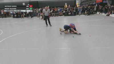 138 lbs Quarters - Mathius Garza, Inland Elite Wrestling Club vs Brady Slicker, Badkarma