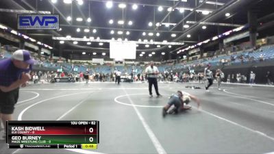 82 lbs 5th Place Match - Geo Burney, Maize Wrestling Club vs Kash Bidwell, Elk County