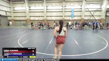 110 lbs 1st Place Match - Emma Albanese, Nevada vs Isabella Coronado, Nevada