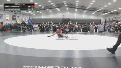 113 lbs Cons. Rd Of 16 - Santiago Miranda, Deadshot Wrestling Club vs Jacob Ringlbauer, UP Outlaw