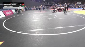 2A/1A Boys 165 Quarterfinal - Henry Coiner, Lowell Boys vs Atley Bonine-Kendall, North Lake Boys