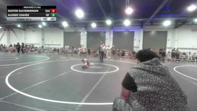 49 lbs Consi Of 4 - Easton Saltenberger, Patriot Mat Club vs Alonzo Chavez, Top Rank Hammers