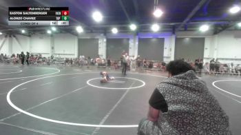 49 lbs Consi Of 4 - Easton Saltenberger, Patriot Mat Club vs Alonzo Chavez, Top Rank Hammers