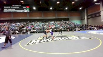 126 lbs Champ. Round 2 - Truston Huechsteat, Modoc vs Paul Portugal, Elk Grove