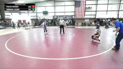 120 lbs Quarterfinal - Chloe Parker, Carbon vs Abbigail Olsen, Providence Hall