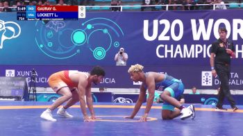 74 kg 1/4 Final - Gaurav Gaurav, India vs Ladarion Artez LOCKETT, United States