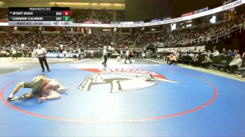 II-124 lbs Champ. Round 2 - Carmine Calimeri, Southwestern vs Wyatt Rock, Duanesburg/Schoharie