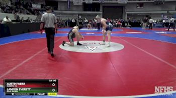 5A 190 lbs Quarterfinal - Landon Everett, Gulf Shores vs Austin Webb, Elberta HS