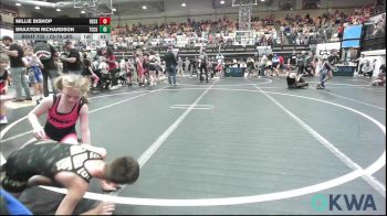 73-76 lbs Rr Rnd 2 - Millie Bishop, Redskins Wrestling Club vs Braxton Richardson, Tecumseh Youth Wrestling
